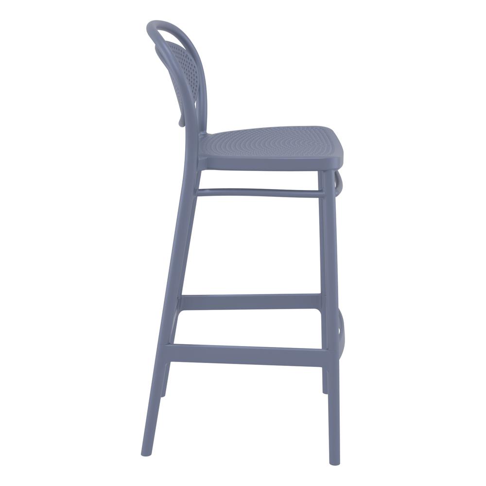 Marcel Bar Stool Dark Gray, Set of 2. Picture 4