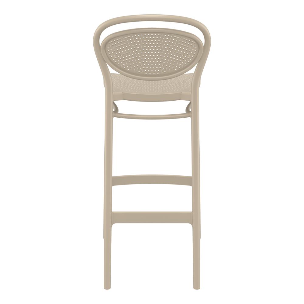 Marcel Bar Stool Taupe, Set of 2. Picture 5