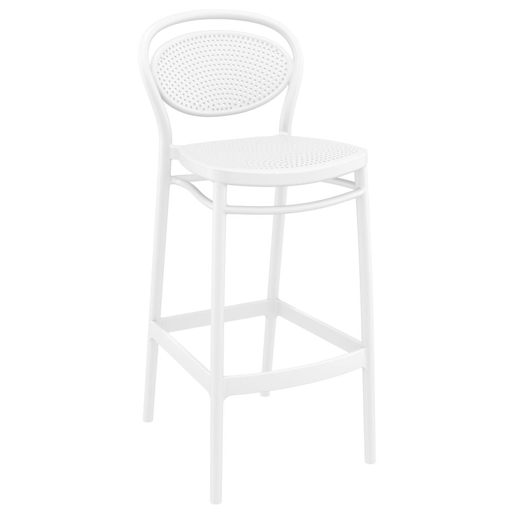 Marcel Bar Stool White, Set of 2. Picture 1