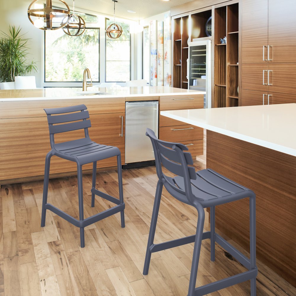 Helen Counter Stool Dark Gray. Picture 7