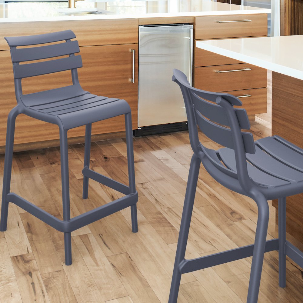 Helen Counter Stool Dark Gray. Picture 6