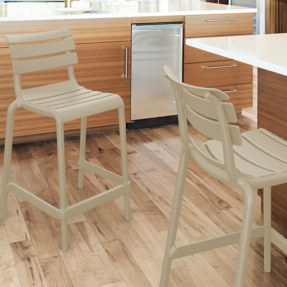 Helen Counter Stool Taupe. Picture 7