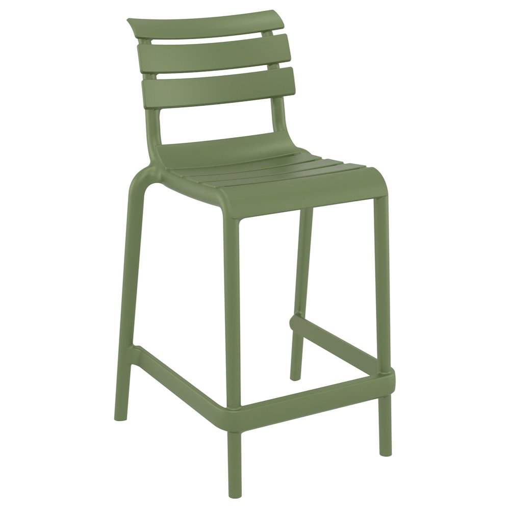 Helen Counter Stool Olive Green. Picture 1