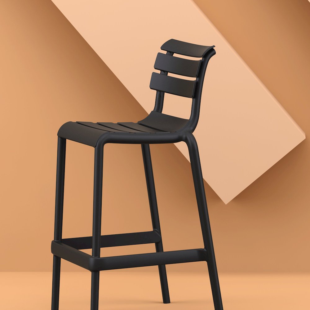 Helen Bar Stool Black. Picture 7