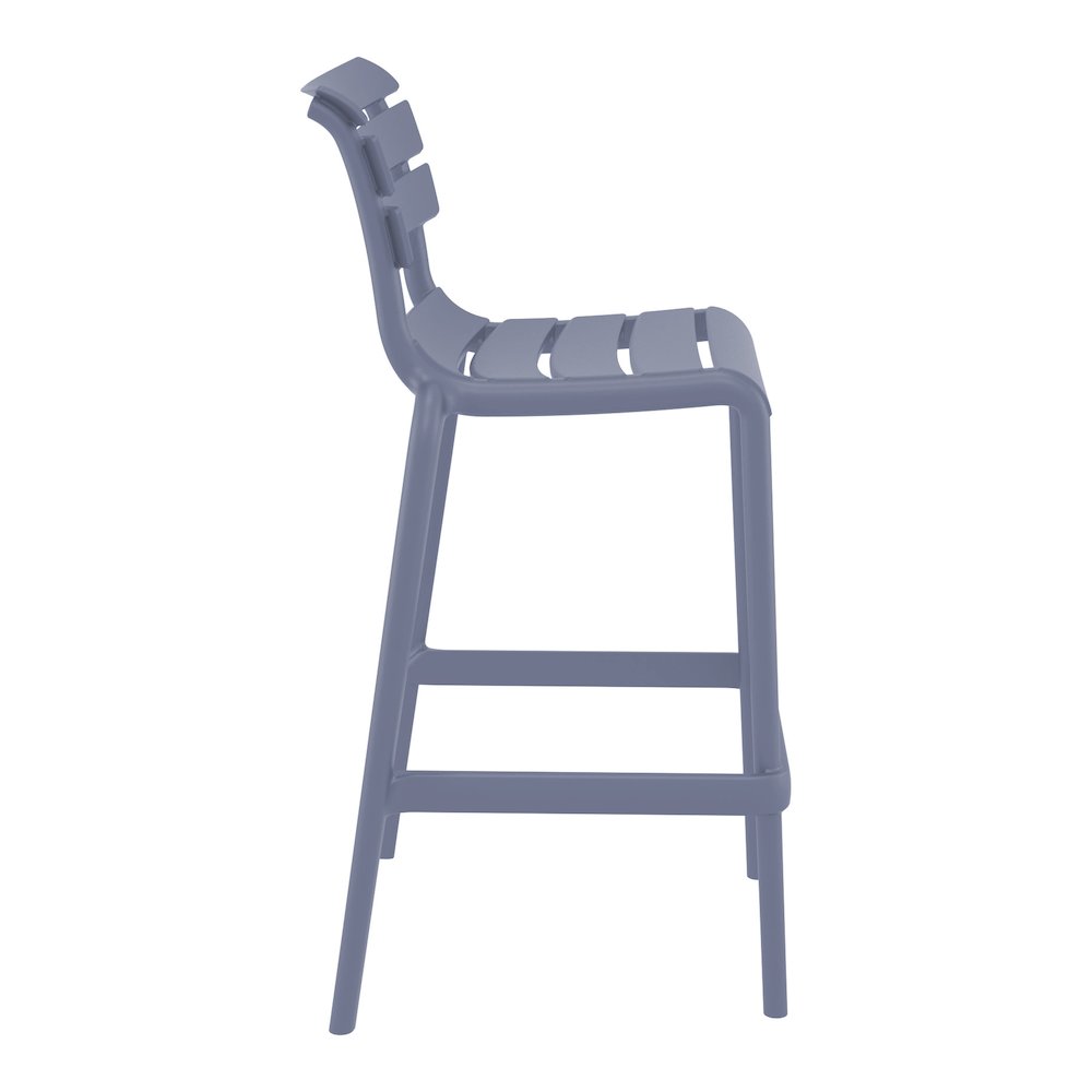 Helen Bar Stool Dark Gray. Picture 2