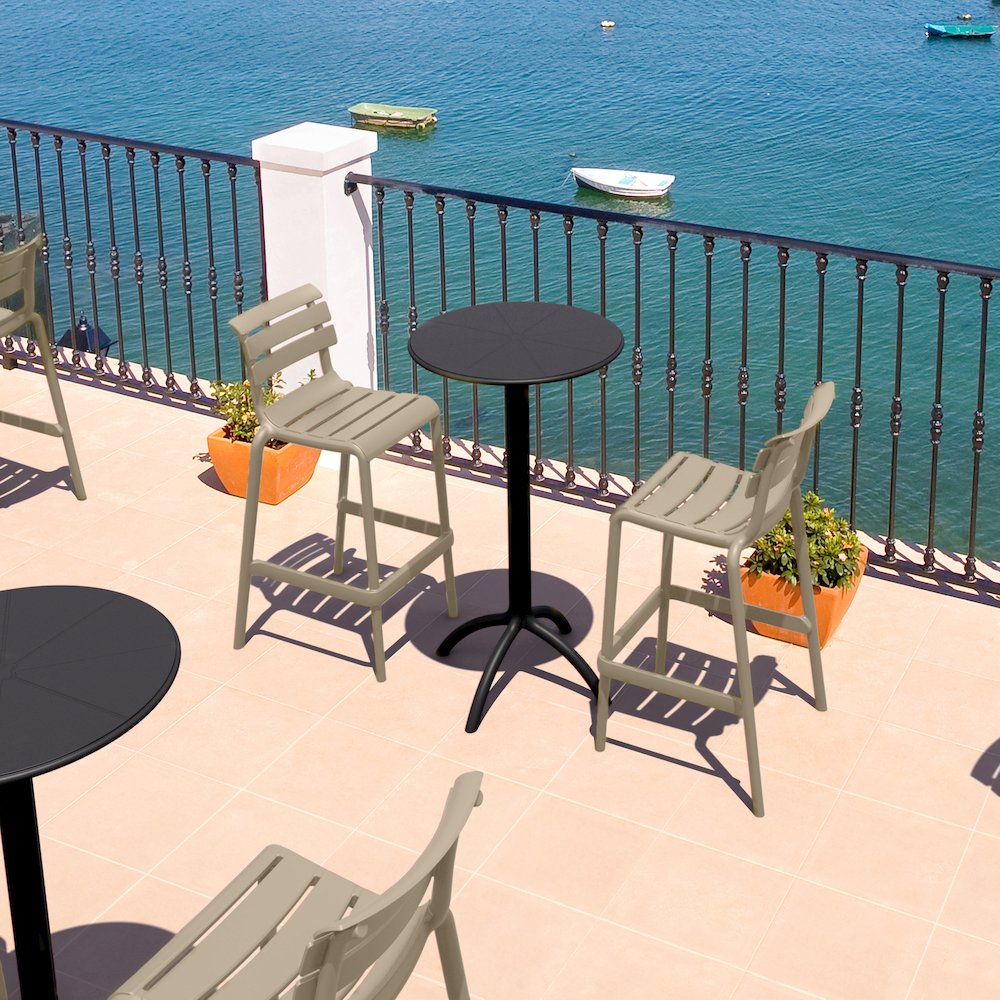 Helen Bar Stool Taupe. Picture 6