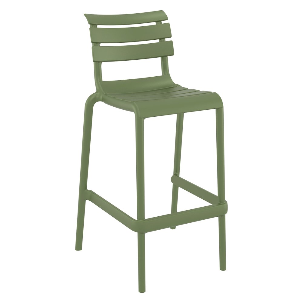 Helen Bar Stool Olive Green. Picture 1