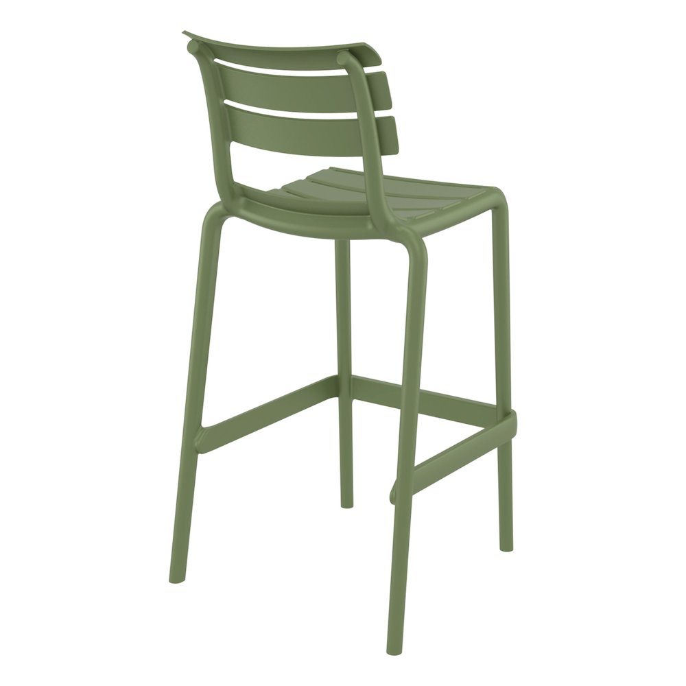 Helen Bar Stool Olive Green. Picture 3