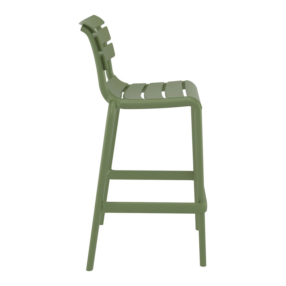 Helen Bar Stool Olive Green. Picture 7