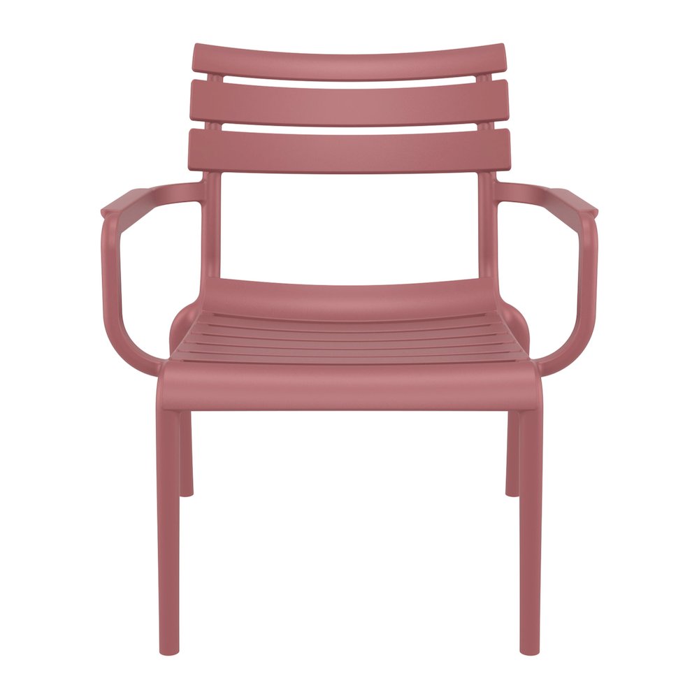 Paris Outdoor Club Lounge Chair Marsala. Picture 2