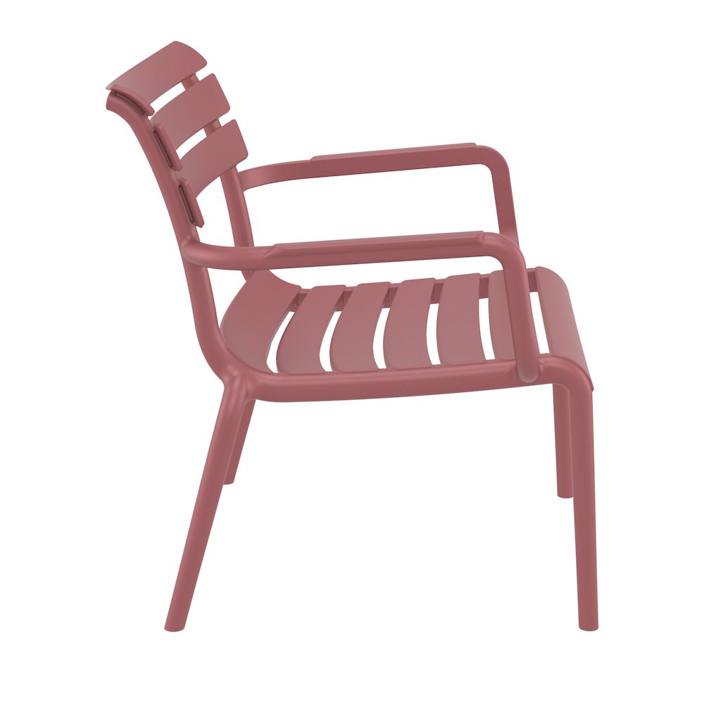 Paris Outdoor Club Lounge Chair Marsala. Picture 6