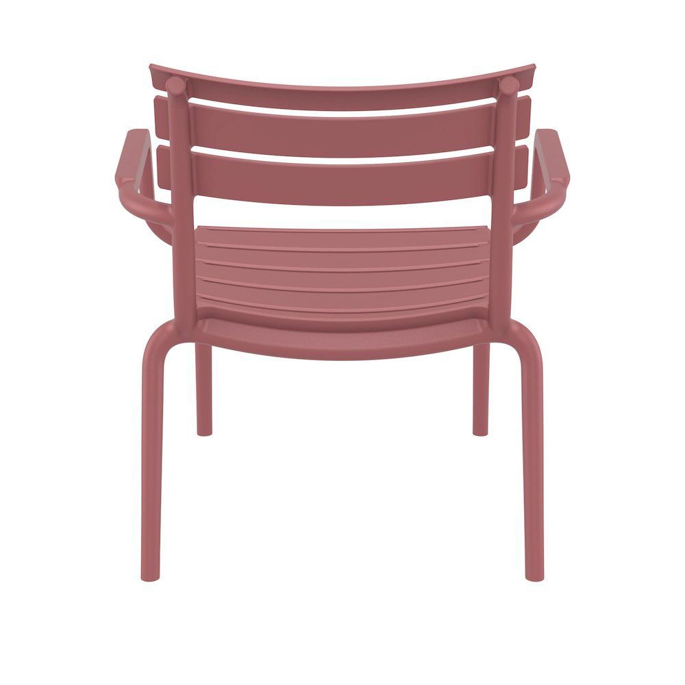 Paris Outdoor Club Lounge Chair Marsala. Picture 8