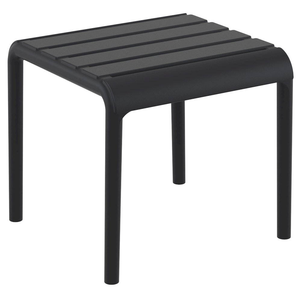 Paris Outdoor Side Table Black. Picture 1
