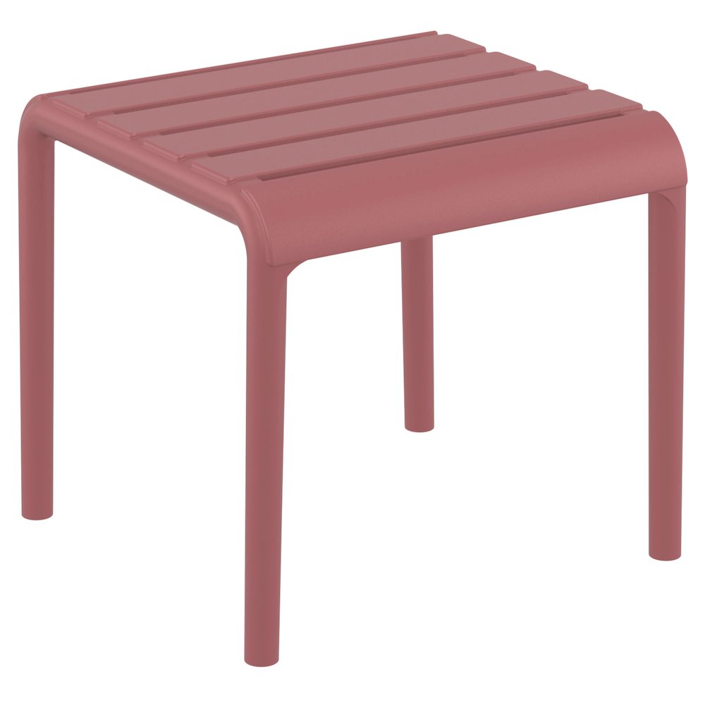 Paris Outdoor Side Table Marsala. Picture 1