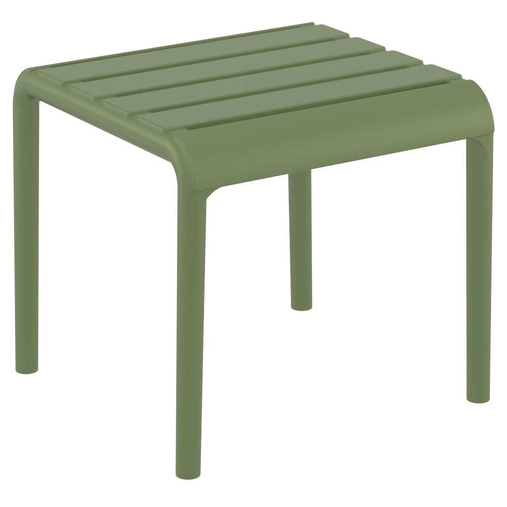 Paris Outdoor Side Table Olive Green. Picture 1