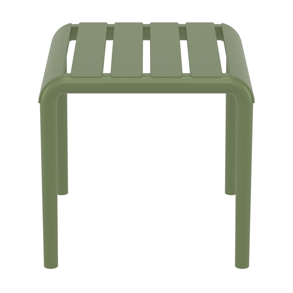 Paris Outdoor Side Table Olive Green. Picture 2