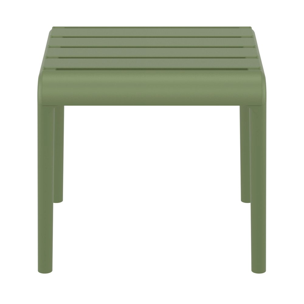 Paris Outdoor Side Table Olive Green. Picture 3