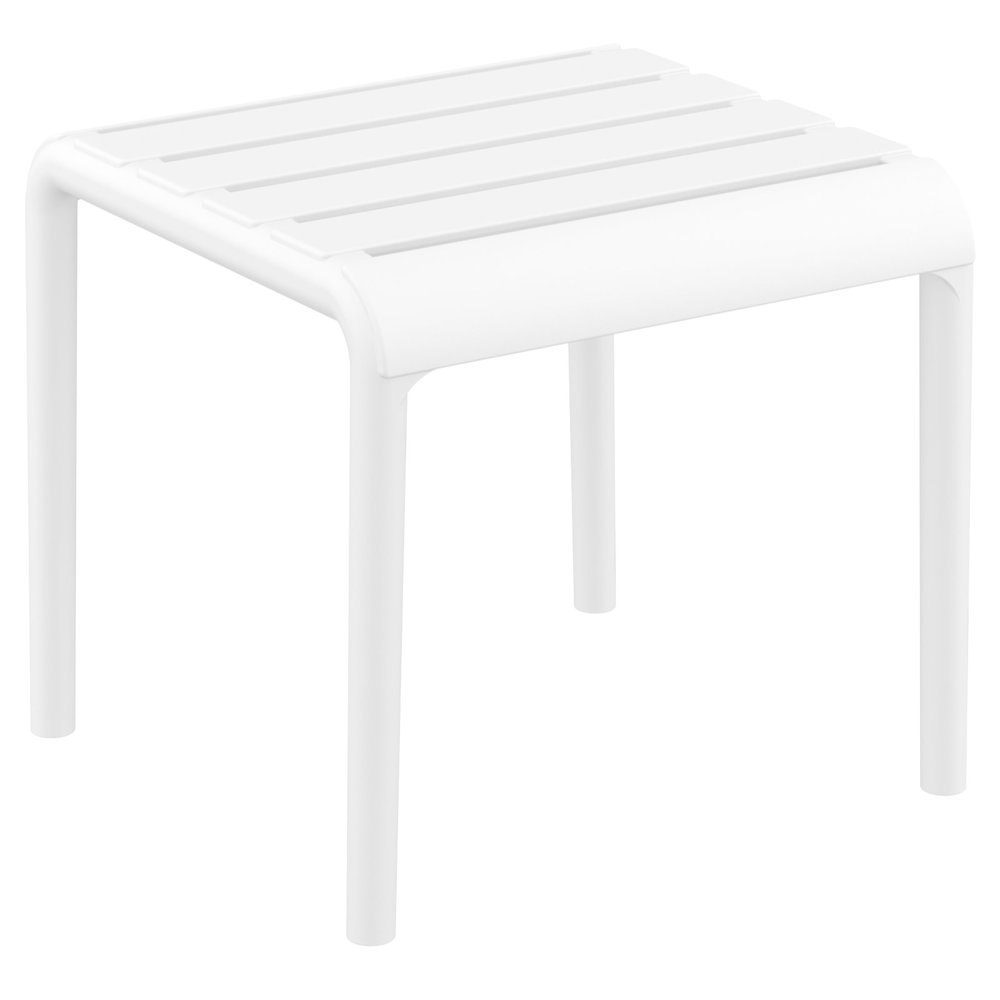 Paris Outdoor Side Table White. Picture 3
