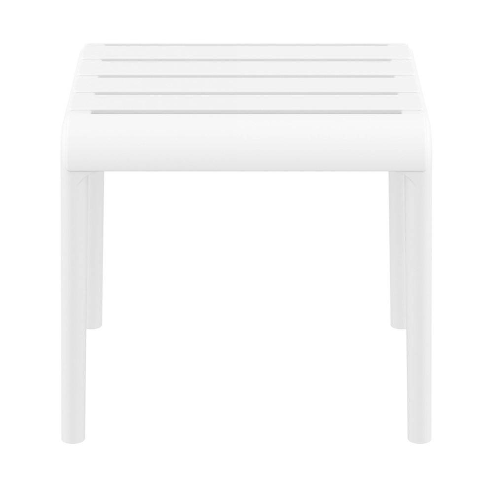 Paris Outdoor Side Table White. Picture 2