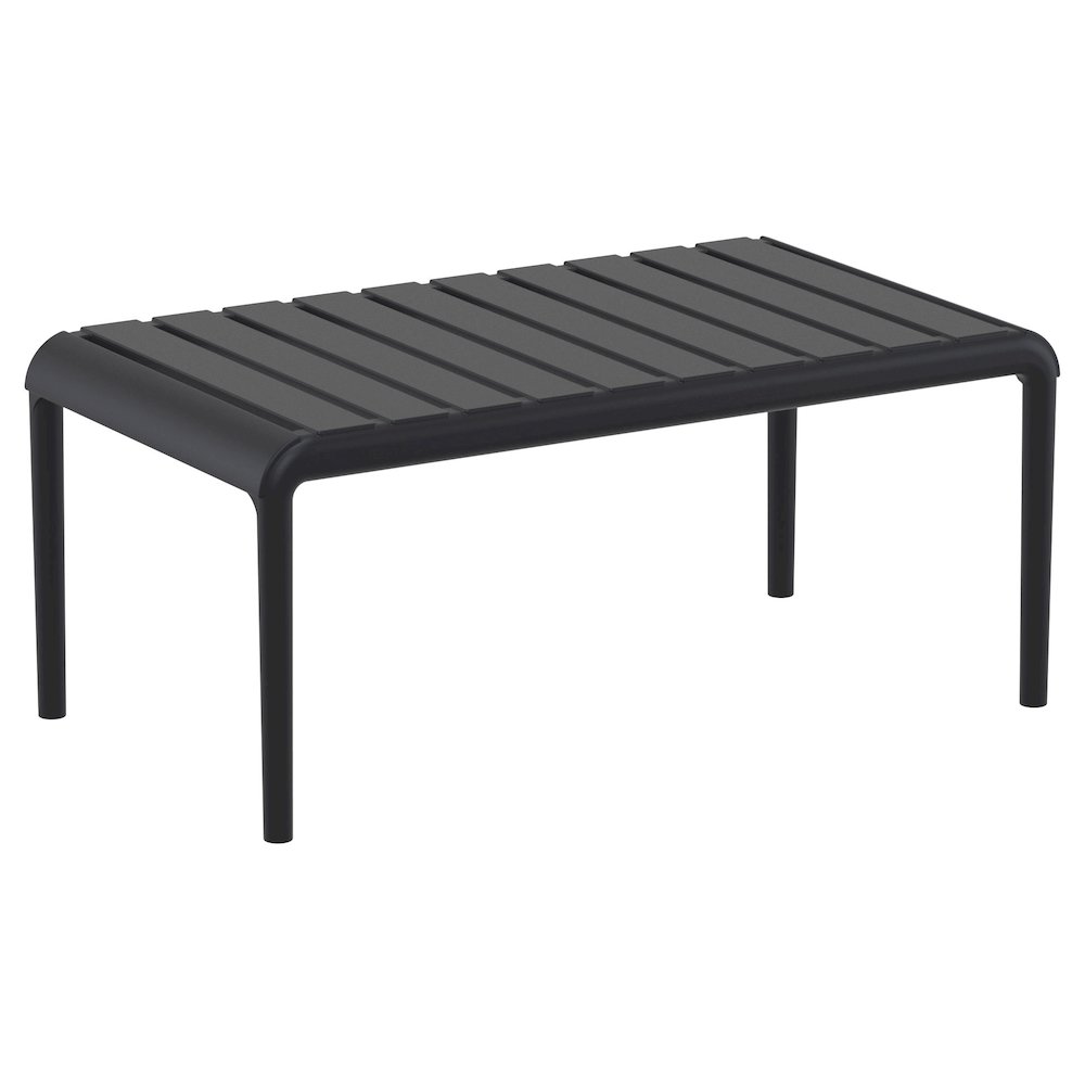 Paris Outdoor Coffee Table Black. Picture 1