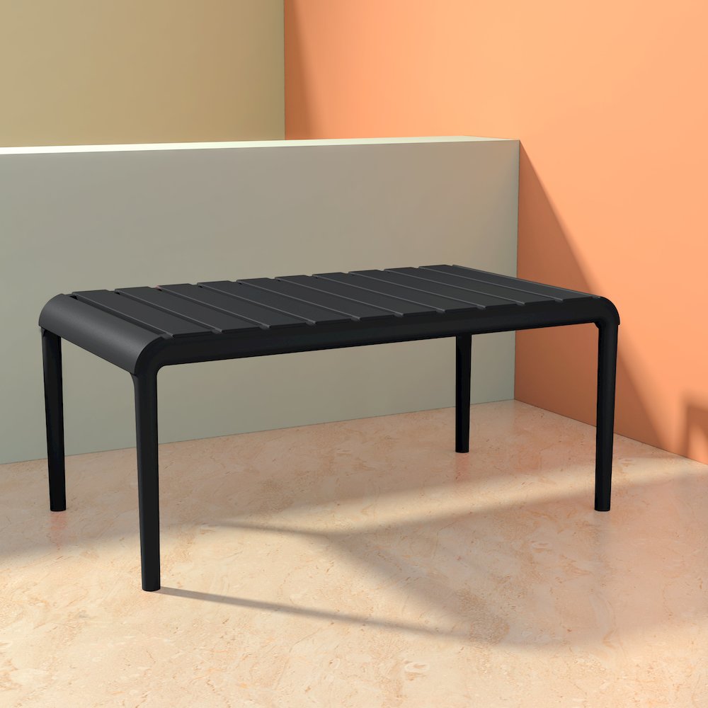 Paris Outdoor Coffee Table Black. Picture 4