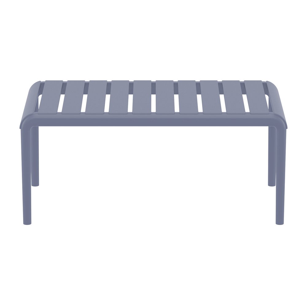 Paris Outdoor Coffee Table Dark Gray. Picture 1