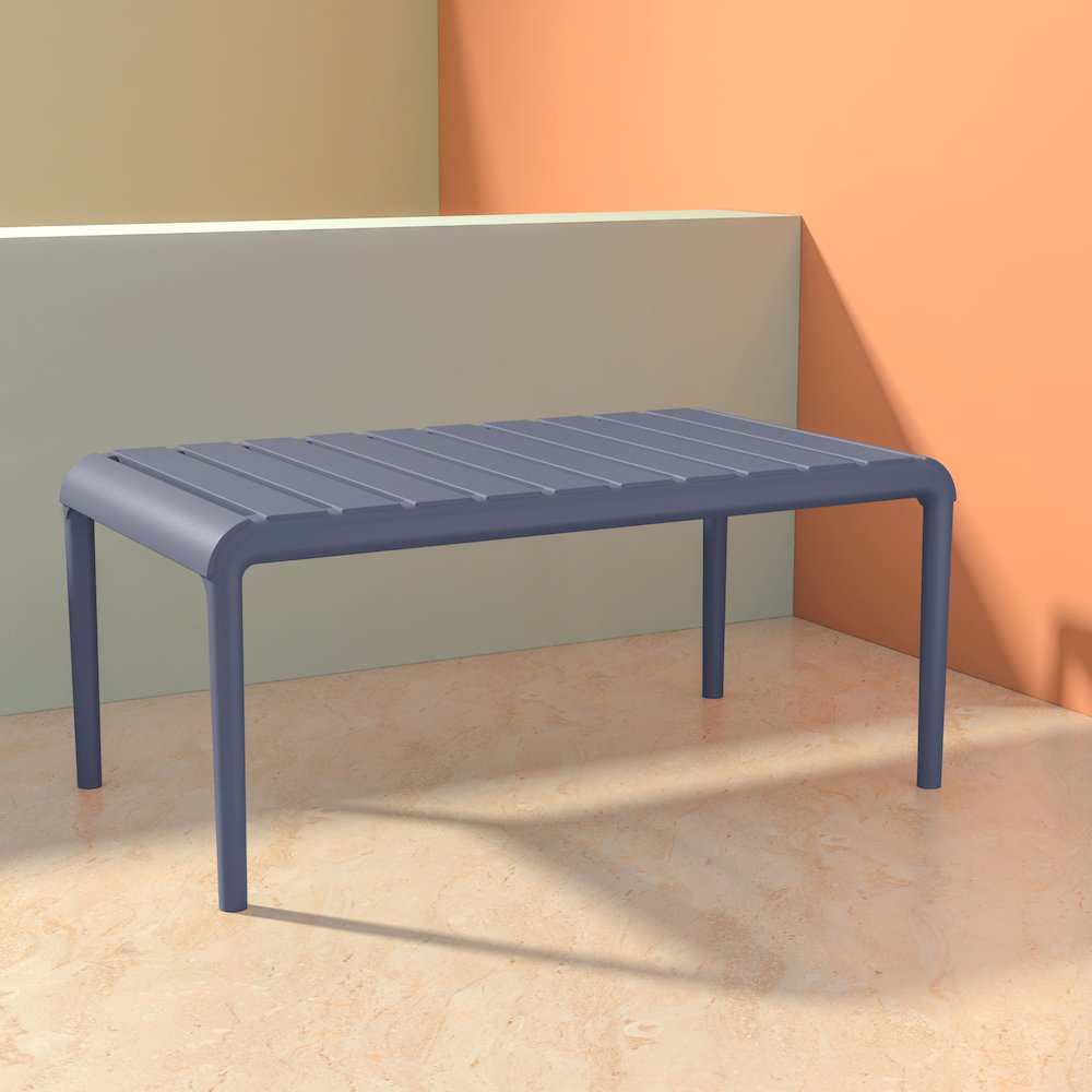 Paris Outdoor Coffee Table Dark Gray. Picture 4