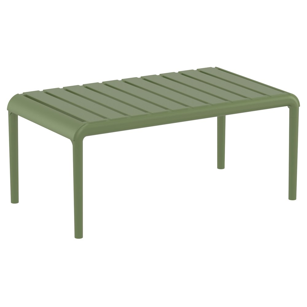 Paris Outdoor Coffee Table Olive Green. Picture 1