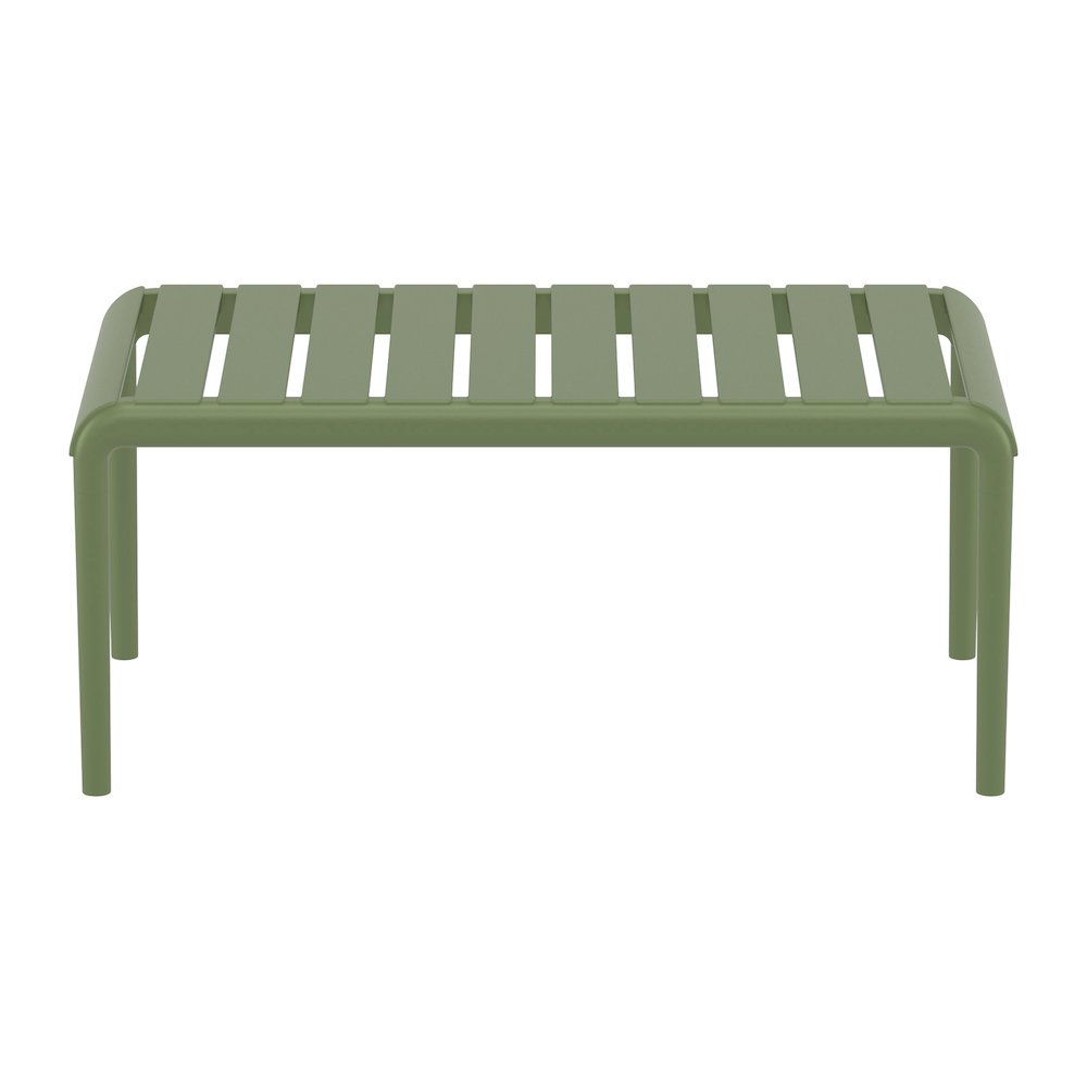 Paris Outdoor Coffee Table Olive Green. Picture 2