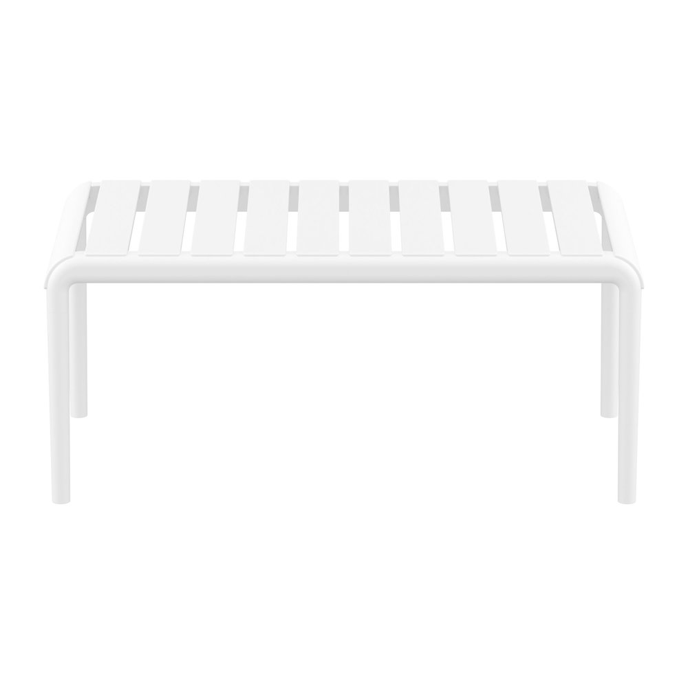 Paris Outdoor Coffee Table White. Picture 1