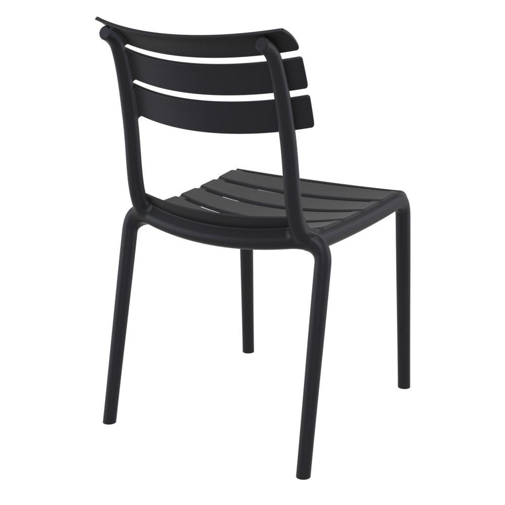 Helen Resin Outdoor Chair Black. Picture 2