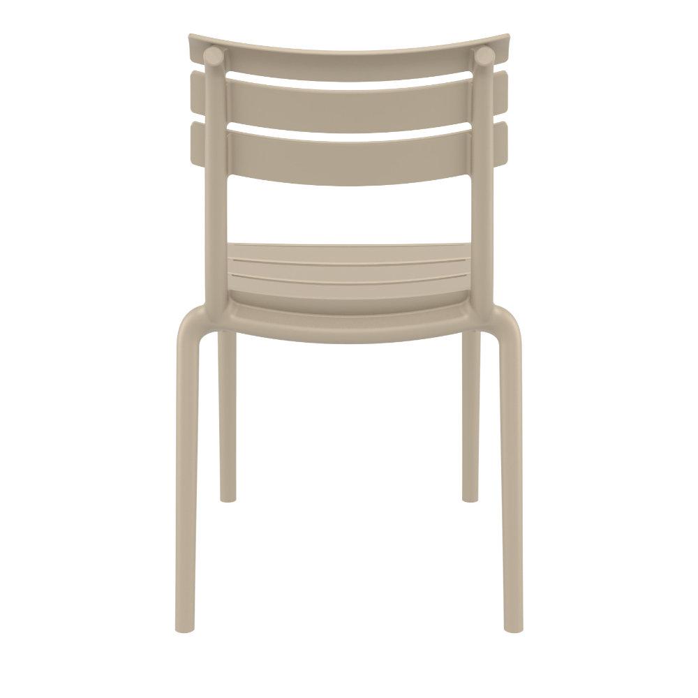 Helen Resin Outdoor Chair Taupe. Picture 5