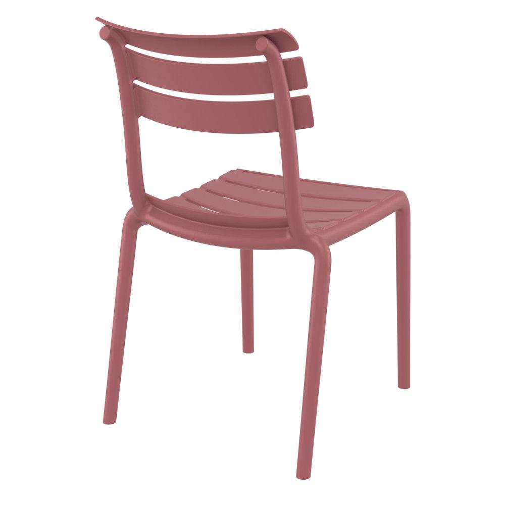 Helen Resin Outdoor Chair Marsala. Picture 2