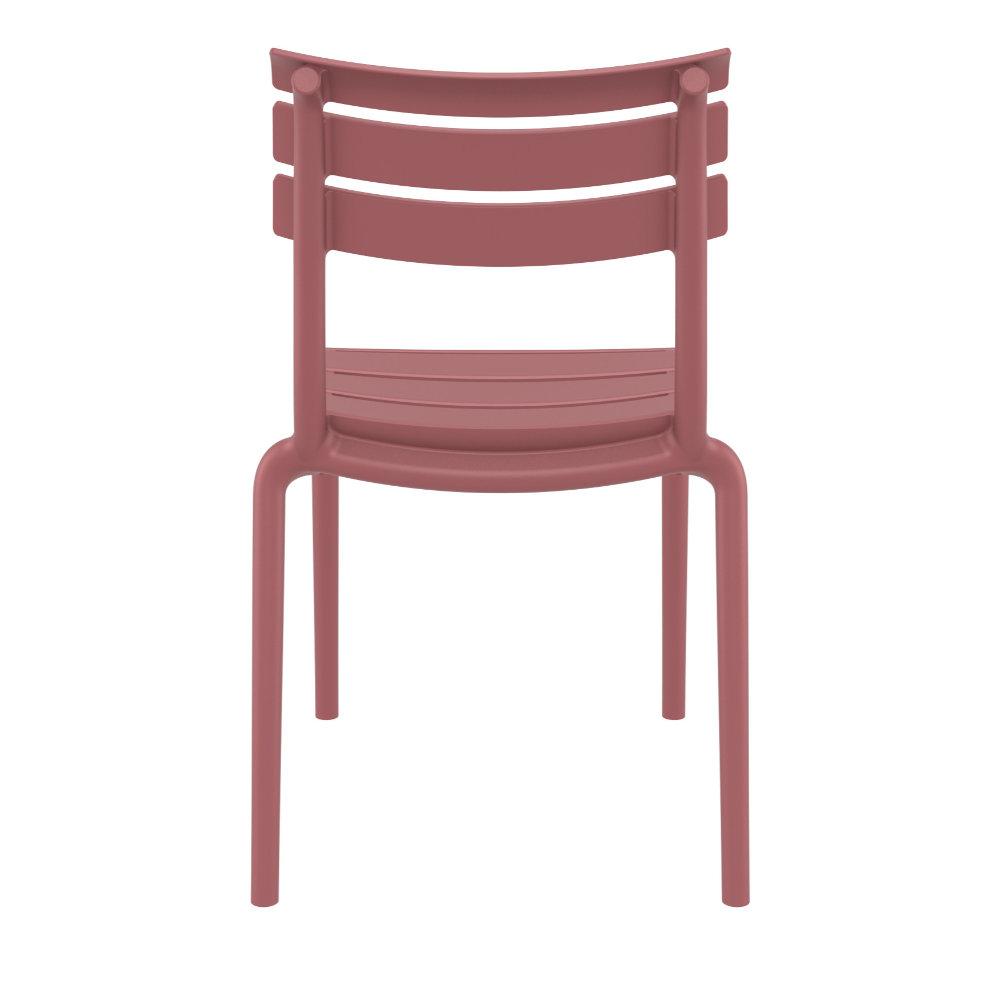 Helen Resin Outdoor Chair Marsala. Picture 6