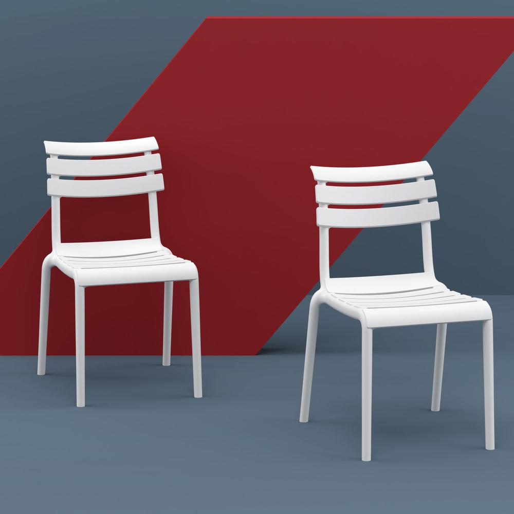 Helen Resin Outdoor Chair White. Picture 10