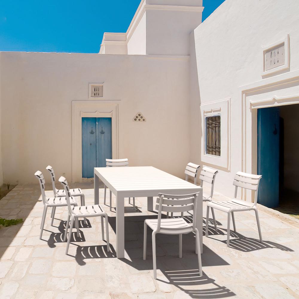 Helen Resin Outdoor Chair White. Picture 6