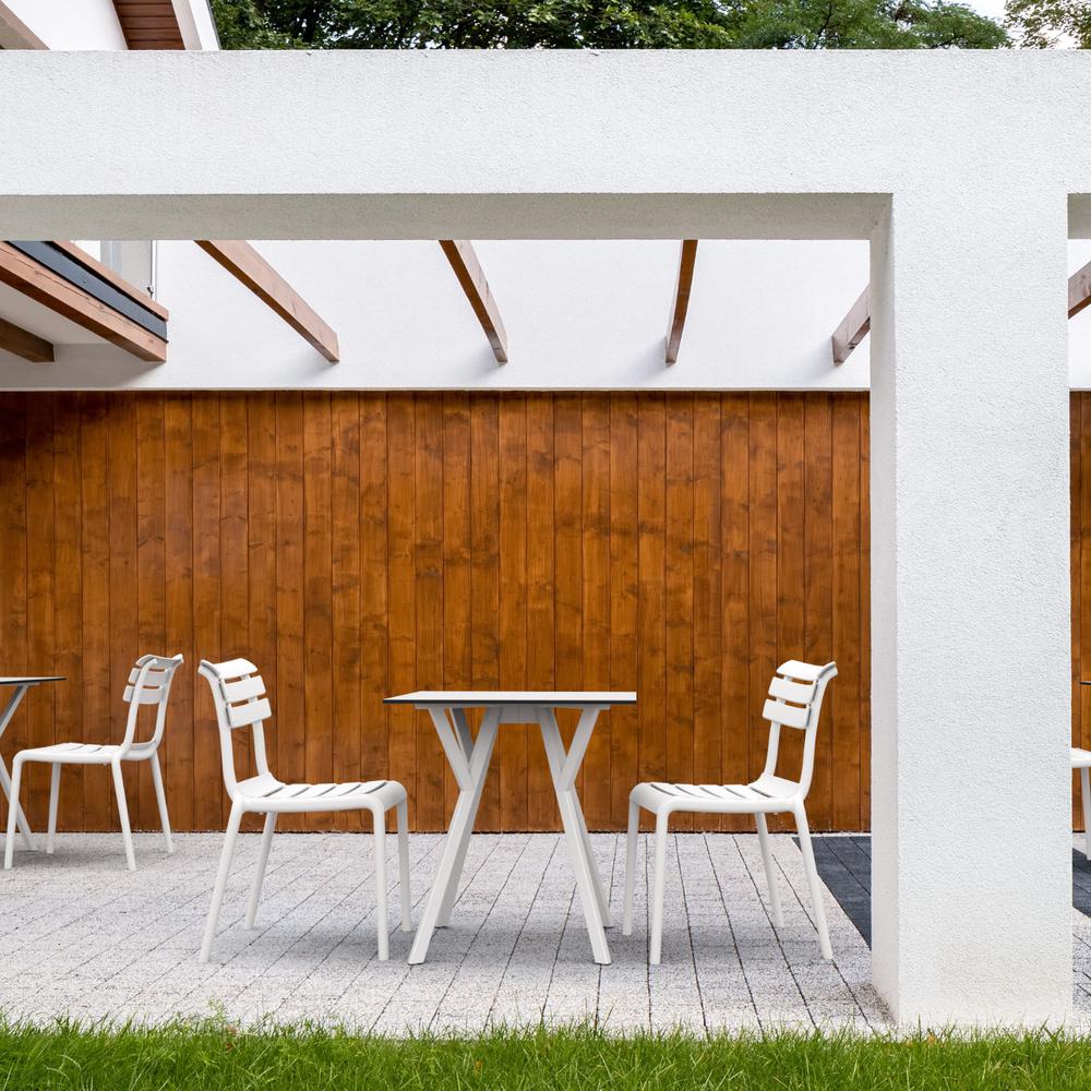 Helen Resin Outdoor Chair White. Picture 8