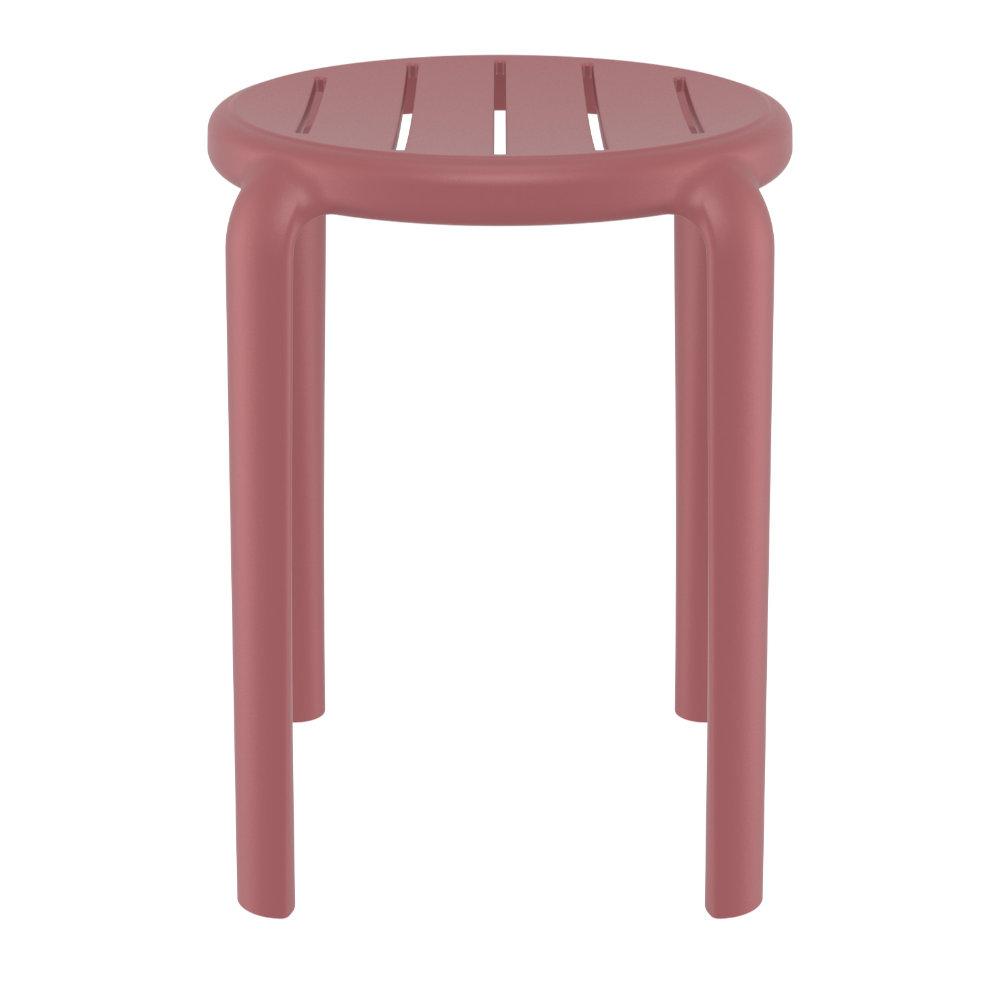 Tom Resin Dining Stool Marsala (pack of 2). Picture 2