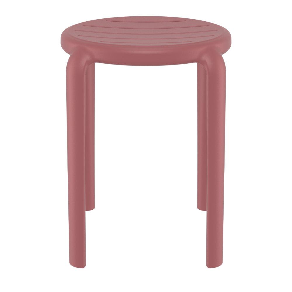 Tom Resin Dining Stool Marsala (pack of 2). Picture 3