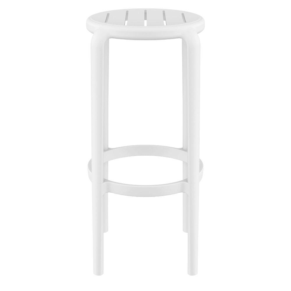 Tom Resin Bar Stool White. Picture 2