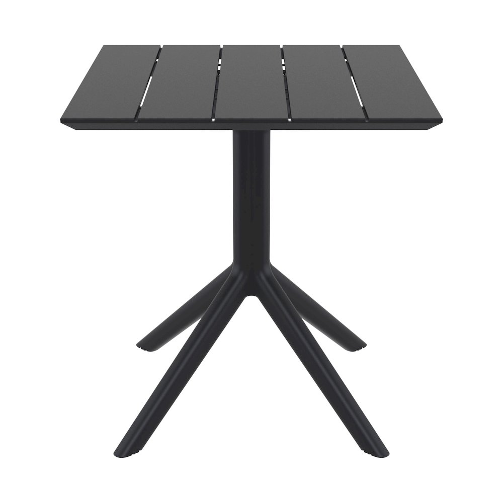 Paris Square Table 27 inch Black. Picture 3