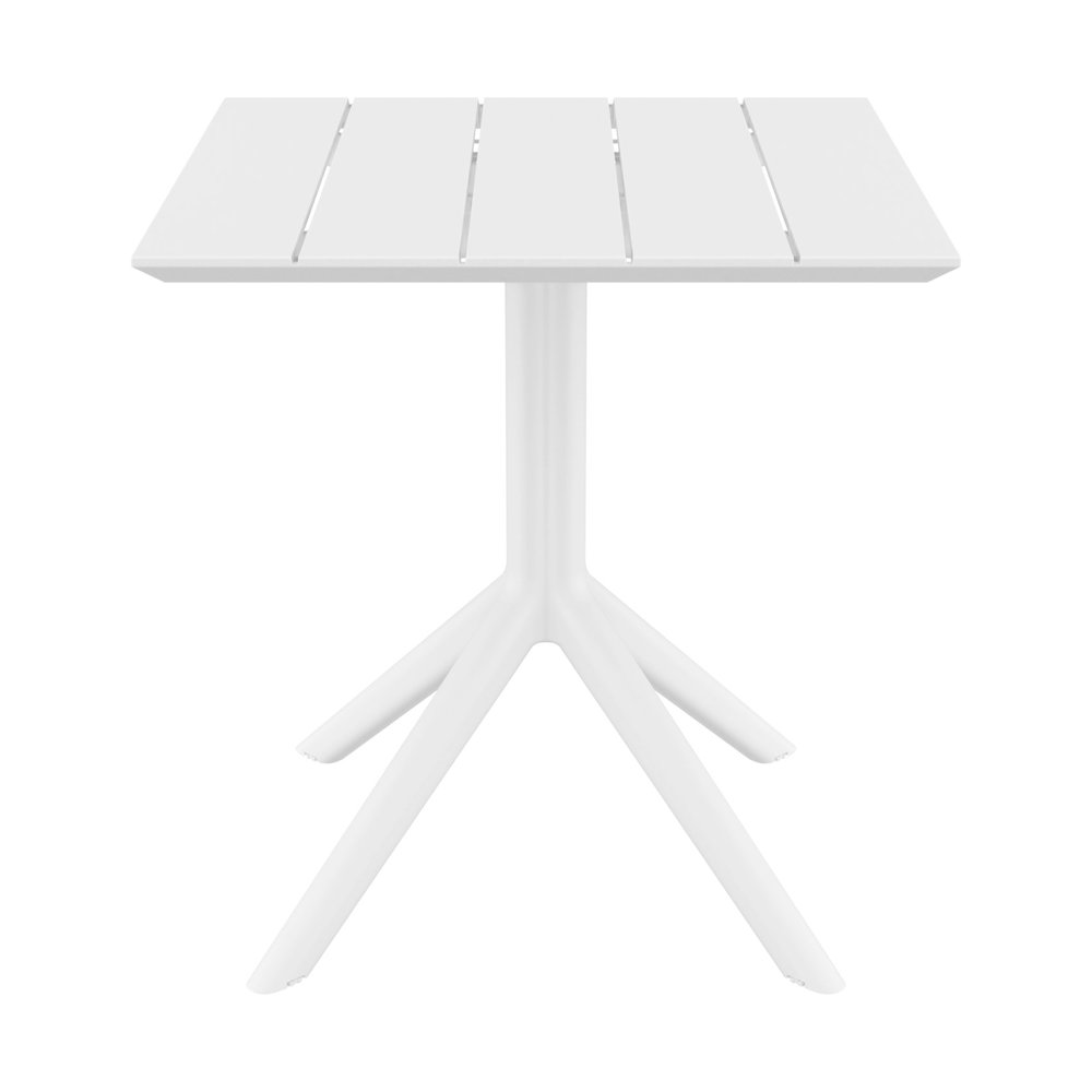 Paris Square Table 27 inch White. Picture 2