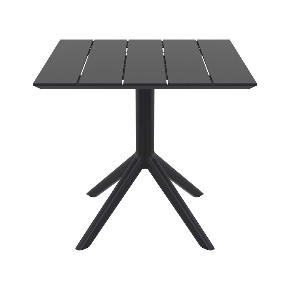 Paris Square Table 31 inch Black. Picture 2