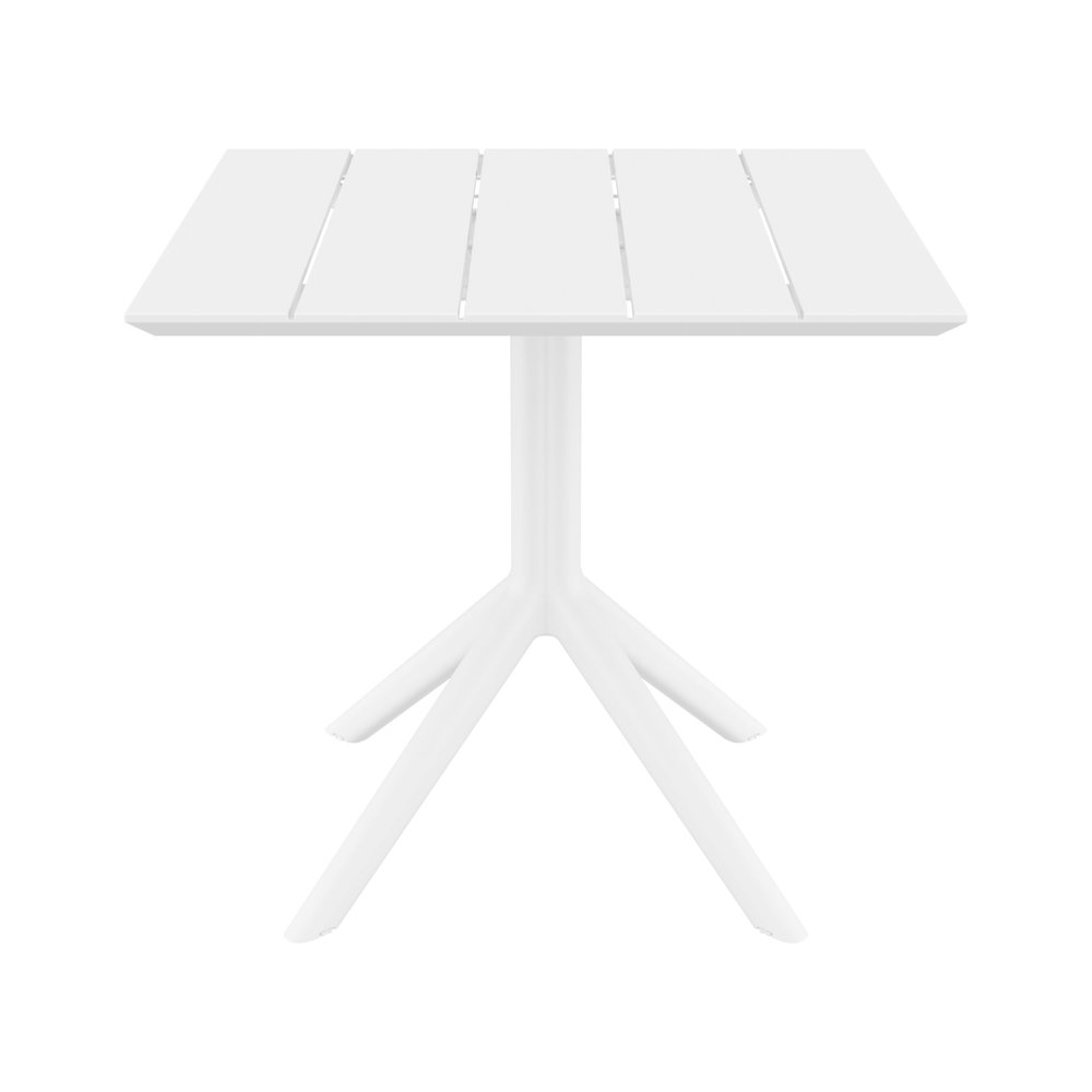 Paris Square Table 31 inch White. Picture 3