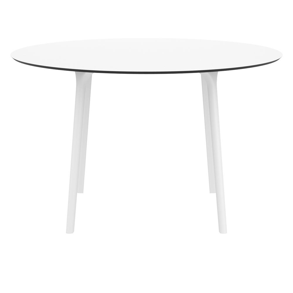 Maya Round Table 47 inch White. Picture 4