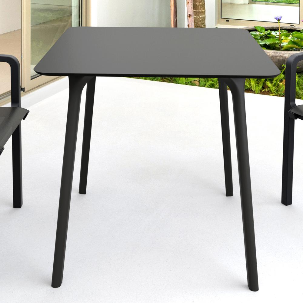 Maya Square Table 31 inch Black. Picture 4