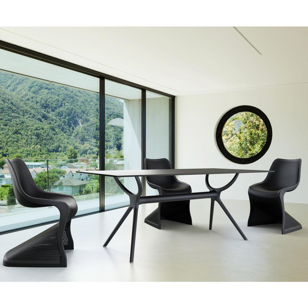Air Rectangle Table 71 inch Black. Picture 5