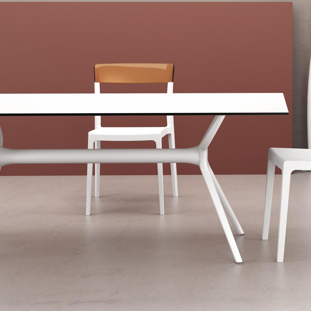 Air Rectangle Table 71 inch White. Picture 9