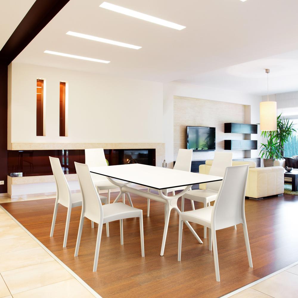 Air Rectangle Table 71 inch White. Picture 12