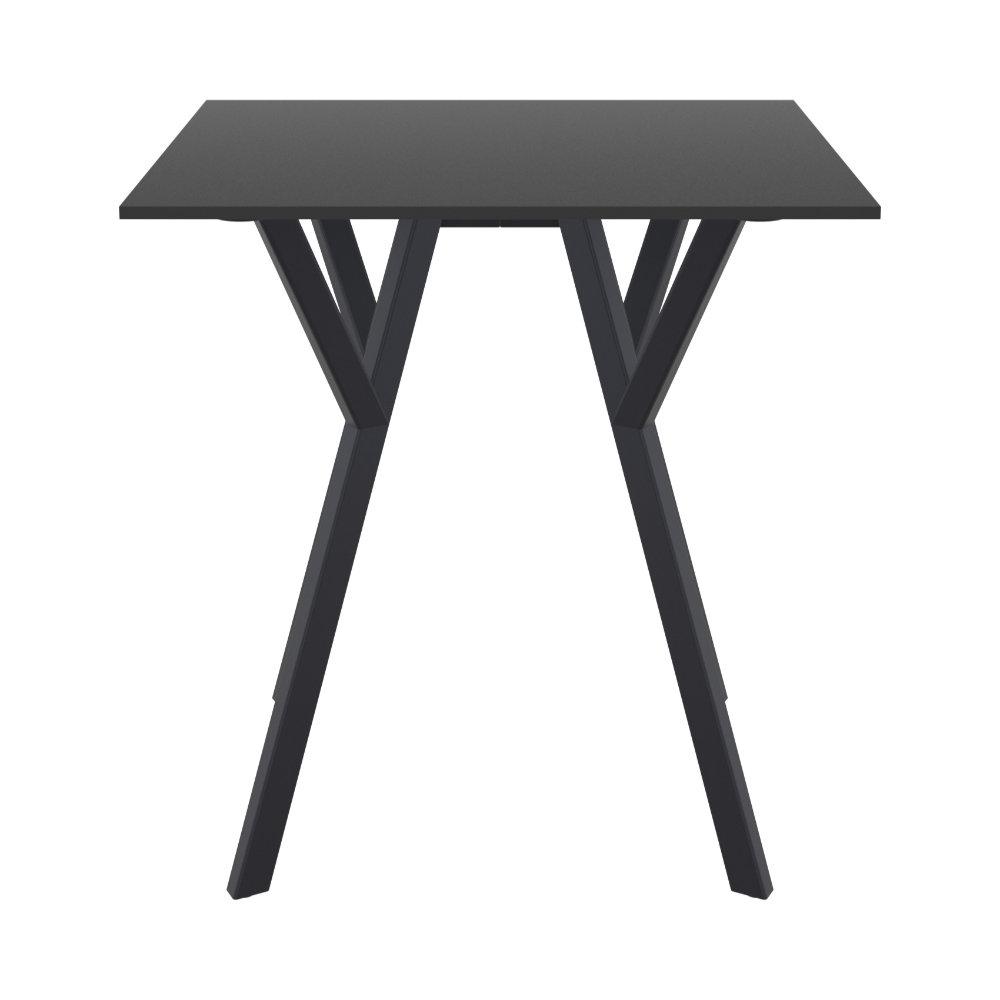 Max Square Table 27.5 inch Black. Picture 2